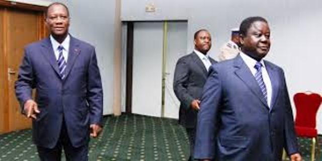 Alassane, Bédié et Soro