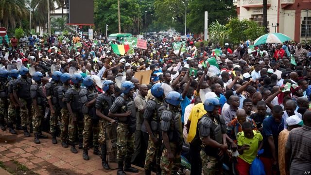 Marche des partisants de Soumaïla Cissé (Ph. AFP)