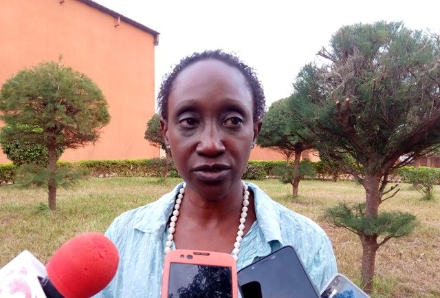 La commissaire générale de Africa 2020, N'Gone Fall