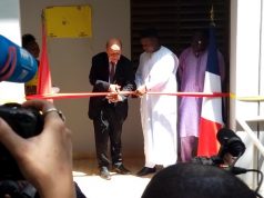 Ouagadougou: Alpha Barry et Jean-Yves Le Drian inaugurent la « Maison des jeunes talents »
