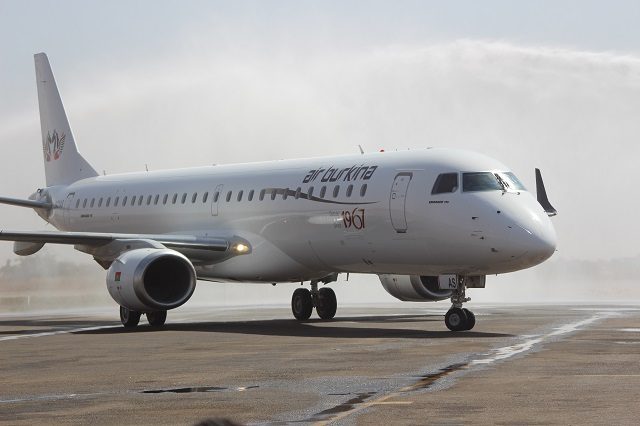 La flotte de Air Burkina s'est agrandie avec cet appareil