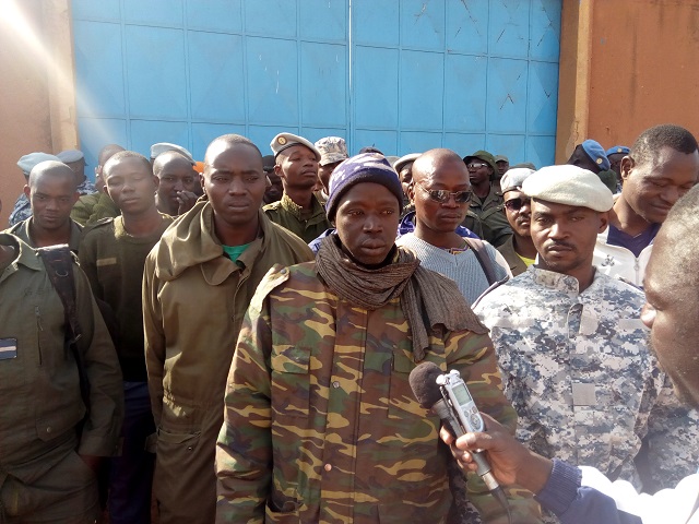 Burkina: des agents GSP demandent la «démission» de leur responsable Geoffroy Yogo