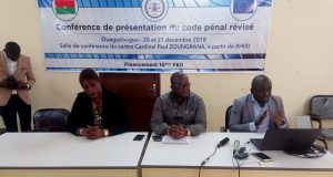 Burkina: le Code pénal révisé présenté à travers un atelier