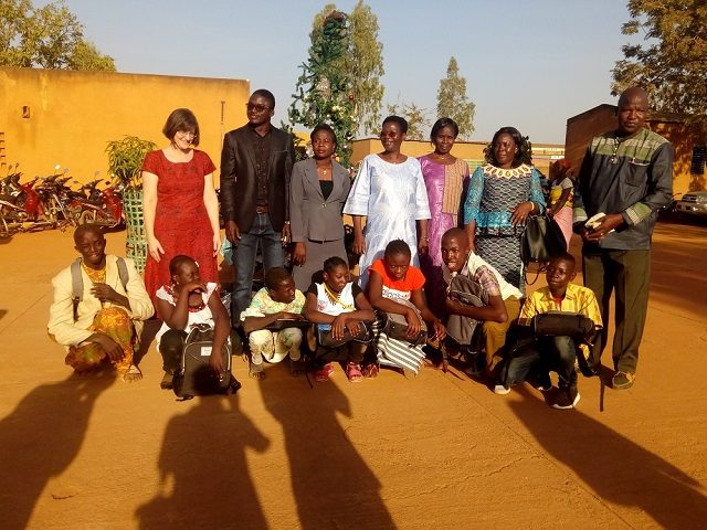 Photo de famille à la fin de la cérémonie