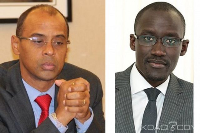 Thierry Tanoh (gauche) et Abdourahmane Cissé