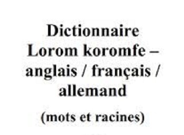 Origines et adaptation des emprunts de la langue koromfe