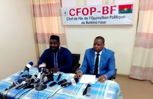 Nomination du nouveau Premier ministre: L’opposition politique burkinabè « prend acte »