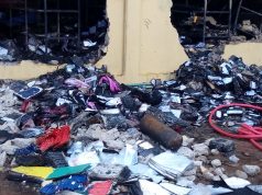 Rood-Wooko: la librairie DIACFA ravagée par un incendie, d’énormes dégâts matériels