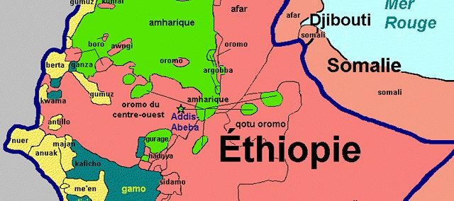 Carte Ethiopie