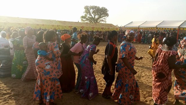 Une vue des femmes pendant le show organisé par Nestlé Burkina