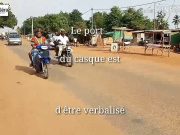 VIDEO-Sécurité routière: Lomé, capitale ouest-africaine du respect du port du casque