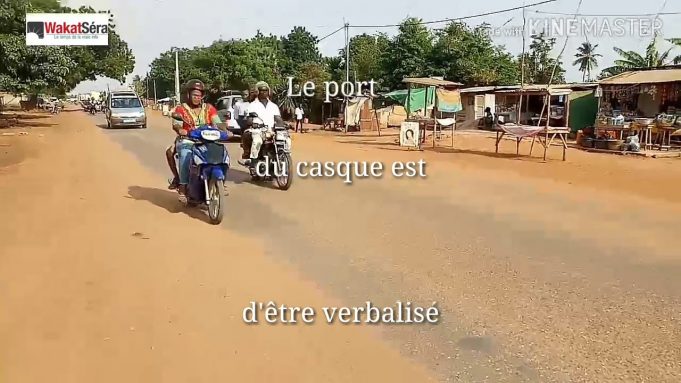 VIDEO-Sécurité routière: Lomé, capitale ouest-africaine du respect du port du casque