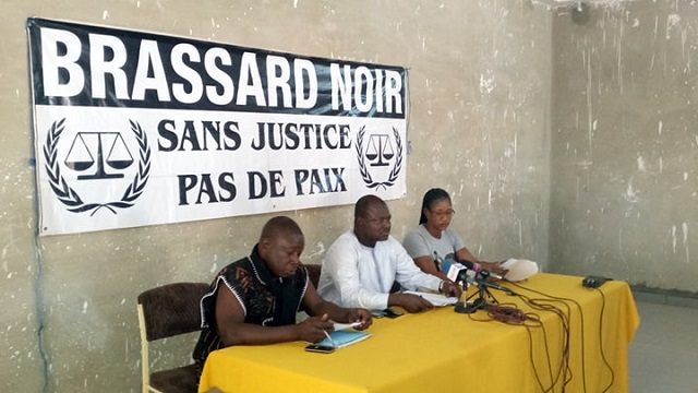 Les responsables du mouvement Brassard noir