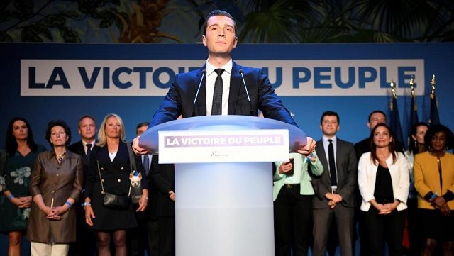 Jordan Bardella, candidat du Rassemblement national