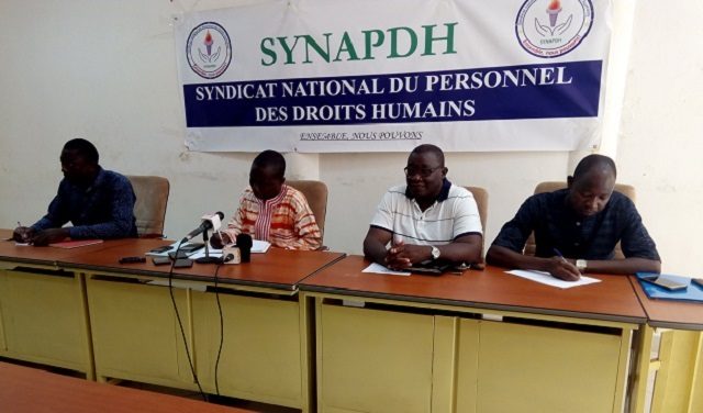 Les responsables du SYNAPDH