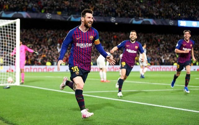 Lionel Messi, milieu de terrain et attaquant du FC Barcelone