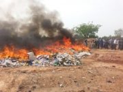 Burkina: plus 35 tonnes de drogues incinérées