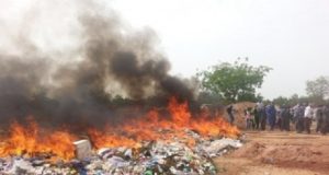 Burkina: plus 35 tonnes de drogues incinérées