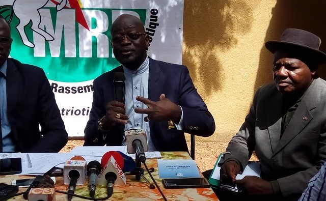 César Auguste Yaméogo dit MC Claver, président du Mouvement por le Rassemblement Patriotique (MRP)