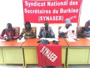 Burkina: les secrétaires en grève de 96h à partir du 3 septembre