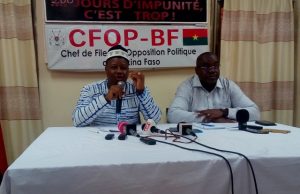 Burkina: l’opposition note une «une dégradation continue de la situation sécuritaire»