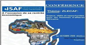 Rentrée ZLECAf pour Investisseurs Sans Frontières