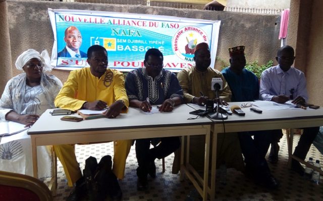 Les responsables de la Nouvelle Alliance du Faso (NAFA)