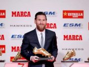 Football: Messi égratigne Ronaldo à la réception de son sixième Soulier d’Or