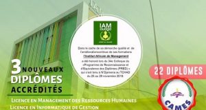 IAM- OUAGA a trois nouveaux diplômes accrédités par le CAMES