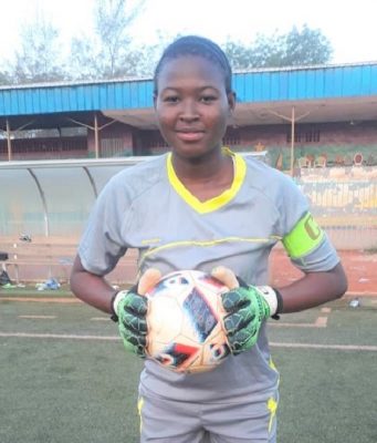 Aminata Korogo, la gardienne de but en kaki