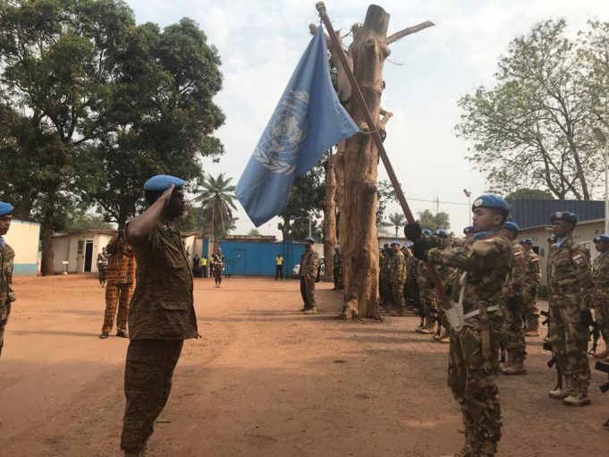 Centrafrique: prise de fonction du nouveau commandant de la minusca, le Burkinabè Daniel Sidiki Traoré