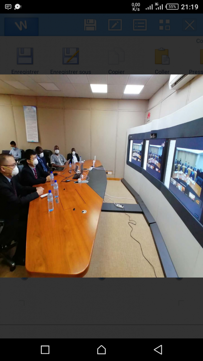 Les experts africains et chinois en téléconférence sur le Covid-19
