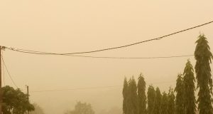 Burkina: Gaoua sous une nappe de poussière