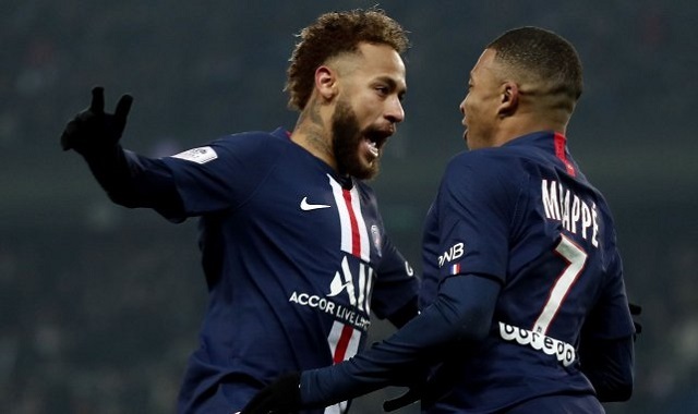 Les deux leaders de PSG, le Brésilien Neymar et le Français Mbappé