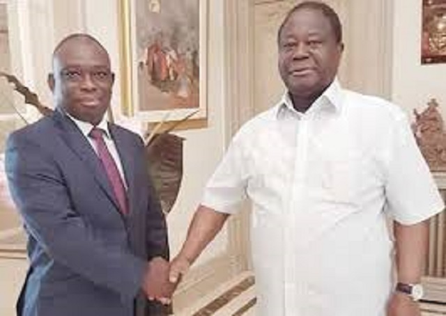 KKB (à gauche) et Bédié