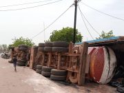 Burkina: l’accident d’une citerne fait deux blessés et d’énormes dégâts matériels à Koupéla