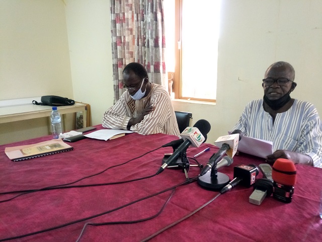 Toro Drabo, président du PDP-PS et Mamadou Kabré, président du PRIT Lannaya