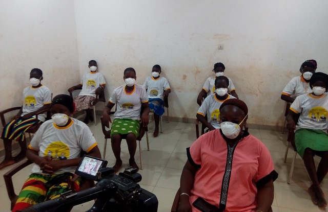 Une vue des aide-ménagères lors de la formation de l'ADDAD