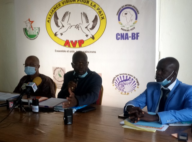Des membres de l'Alliance Vision pour la Paix