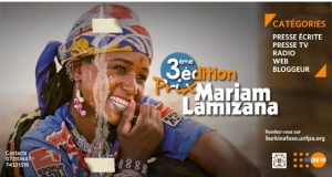 Appel à candidature à la 3e édition du Prix Mariam Lamizana
