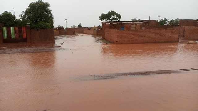 Un quartier de Ouagadougou ce jour 15 juillet