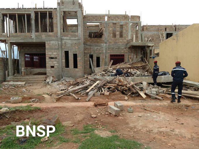 Burkina: un mort dans l’effondrement partiel d’un R+1 à Ouahigouya