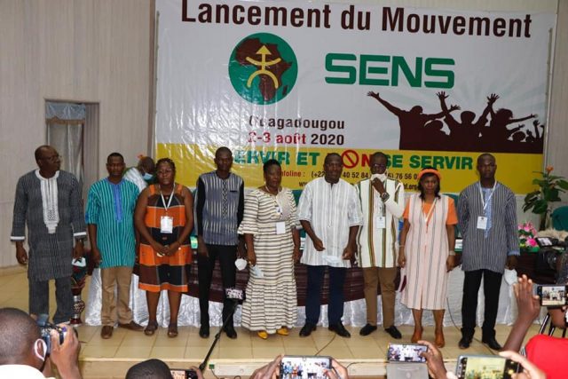 Les responsables du Mouvement SENS