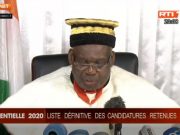 Présidentielle 2020 en Côte d’Ivoire: quatre candidatures retenues, 40 rejetées