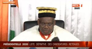 Présidentielle 2020 en Côte d’Ivoire: quatre candidatures retenues, 40 rejetées
