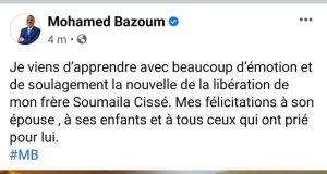 Libération de Soumaïla Cissé: Mohamed Bazoum réagit depuis Zinder