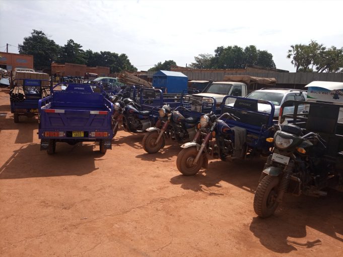 Ouagadougou : 81 tricycles mis en fourrière