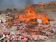 Lutte contre la fraude au Burkina : 12 millions de bâtons de cigarettes saisis et incinérés