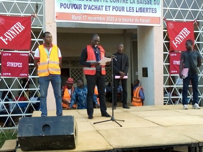 Burkina: le mouvement syndical appelle ses militants à « l’unité pour sauvegarder les acquis démocratiques »