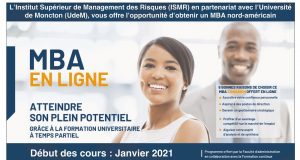 Formation ISMR: PROGRAMME MBA EN LIGNE A TEMPS PARTIEL